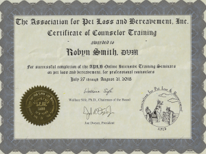 Association for Pet Loss and Bereavement Certification